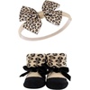 image:imageHudson Baby Unisex Baby Headband and Socks SetFall Leopard