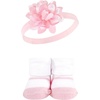 image:imageHudson Baby Unisex Baby Headband and Socks SetFlower