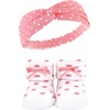image:imageHudson Baby Unisex Baby Headband and Socks SetPink Blue 10piece