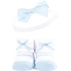 image:imageHudson Baby Unisex Baby Headband and Socks SetPink Blue 10piece