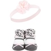 image:imageHudson Baby Unisex Baby Headband and Socks SetPink Leopard