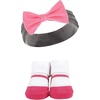 image:imageHudson Baby Unisex Baby Headband and Socks SetPink Leopard