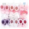 image:imageHudson Baby Unisex Baby Headband and Socks SetPink Lilac