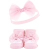 image:imageHudson Baby Unisex Baby Headband and Socks SetPink Lilac