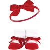 image:imageHudson Baby Unisex Baby Headband and Socks SetRed Leopard