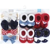 image:imageHudson Baby Unisex Baby Headband and Socks SetRed Navy Flower