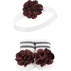 image:imageHudson Baby Unisex Baby Headband and Socks SetRose 10piece