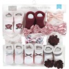 image:imageHudson Baby Unisex Baby Headband and Socks SetRose 10piece