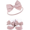 image:imageHudson Baby Unisex Baby Headband and Socks SetSoft Floral