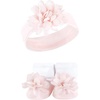image:imageHudson Baby Unisex Baby Headband and Socks SetSoft Floral