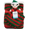 image:imageHudson Baby Unisex Baby Plush Blanket with Security Blanket Elephant Cloud One SizeElf