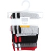 image:imageHudson Baby Unisex Baby Shorts Bottoms 4PackRed Black
