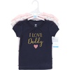 image:imageHudson Baby UnisexBaby Short Sleeve TShirtsGirl Daddy Pink Navy