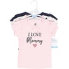 image:imageHudson Baby UnisexBaby Short Sleeve TShirtsGirl Mommy Pink Navy