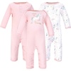 image:imageHudson Baby Cotton Union Suit 2 Pack PantsGlitter Unicorn
