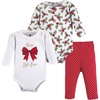 image:imageHudson Baby Unisex Baby Cotton Bodysuit and Pant Set Sage Floral Wreath 36 MonthsBest Gift