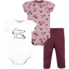 Plum Wildflower Short Sleeve
