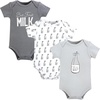 image:imageHudson Baby Unisex Baby Cotton Bodysuits Milk Belly Bottle 69 Months