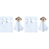 image:imageHudson Baby Unisex Baby Plush Blanket with Security Blanket Elephant Cloud One SizeAzul