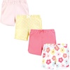 image:imageHudson Baby Unisex Baby Shorts Bottoms 4PackCheerful Flower