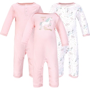 image:imageHudson Baby Cotton Union Suit 2 Pack PantsGlitter Unicorn