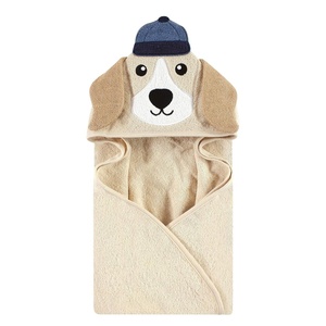 image:imageHudson Baby Unisex Baby Cotton Animal Face Hooded Towel Brown Bear 2Pack One SizeBaseball Dog