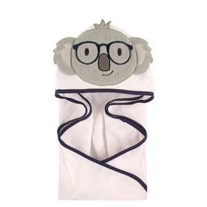 image:imageHudson Baby Unisex Baby Cotton Animal Face Hooded Towel Brown Bear 2Pack One SizeKoala