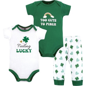 image:imageHudson Baby Unisex Baby Cotton Bodysuit and Pant Set Sage Floral Wreath 36 MonthsGreen