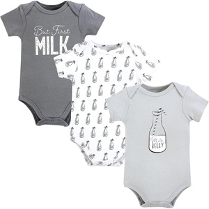 image:imageHudson Baby Unisex Baby Cotton Bodysuits Milk Belly Bottle 69 Months