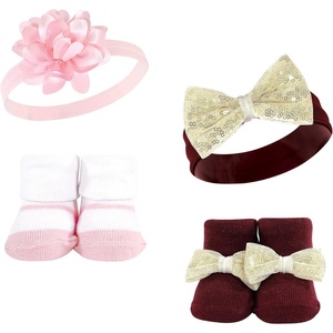 image:imageHudson Baby Unisex Baby Headband and Socks SetFlower