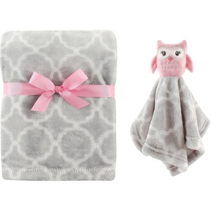 image:imageHudson Baby Unisex Baby Plush Blanket with Security Blanket Elephant Cloud One SizeGray Owl