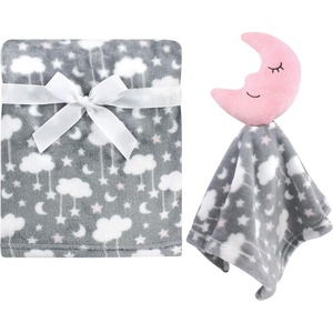 image:imageHudson Baby Unisex Baby Plush Blanket with Security Blanket Elephant Cloud One SizeMoon Girl