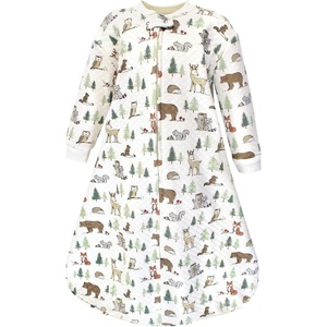 image:imageHudson Baby Unisex Baby Premium Quilted Long Sleeve Sleeping Bag and Wearable BlanketForest Animals