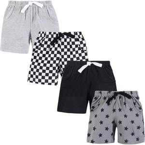 image:imageHudson Baby Unisex Baby Shorts Bottoms 4PackBlack Gray Stars