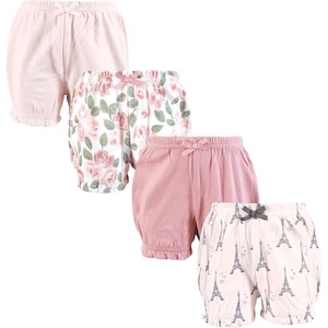 image:imageHudson Baby Unisex Baby Shorts Bottoms 4PackBonjour Paris