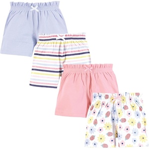 image:imageHudson Baby Unisex Baby Shorts Bottoms 4PackFlowers and Strawberries