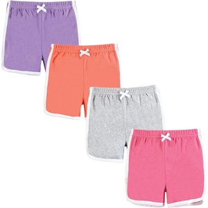image:imageHudson Baby Unisex Baby Shorts Bottoms 4PackPurple Coral