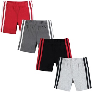 image:imageHudson Baby Unisex Baby Shorts Bottoms 4PackRed Black
