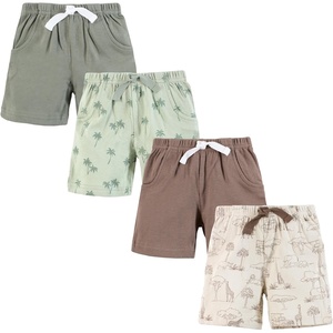 image:imageHudson Baby Unisex Baby Shorts Bottoms 4PackSafari Scene