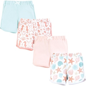 image:imageHudson Baby Unisex Baby Shorts Bottoms 4PackSea Shells