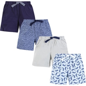 image:imageHudson Baby Unisex Baby Shorts Bottoms 4PackWhales and Waves