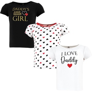 image:imageHudson Baby UnisexBaby Short Sleeve TShirtsGirl Daddy Red Black