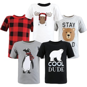 image:imageHudson Baby UnisexBaby Short Sleeve TShirtsWinter Penguin Moose