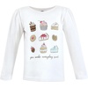 image:imageHudson Baby BabyGirls Long Sleeve TShirtsBakery Tea Party