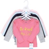 image:imageHudson Baby BabyGirls Long Sleeve TShirtsBe Kind