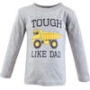image:imageHudson Baby BabyGirls Long Sleeve TShirtsDino Truck Robot
