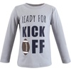image:imageHudson Baby BabyGirls Long Sleeve TShirtsFootball