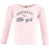 image:imageHudson Baby BabyGirls Long Sleeve TShirtsGirl Daddy Pink Navy