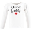image:imageHudson Baby BabyGirls Long Sleeve TShirtsGirl Daddy Red Black
