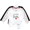 image:imageHudson Baby BabyGirls Long Sleeve TShirtsGirl Daddy Red Black